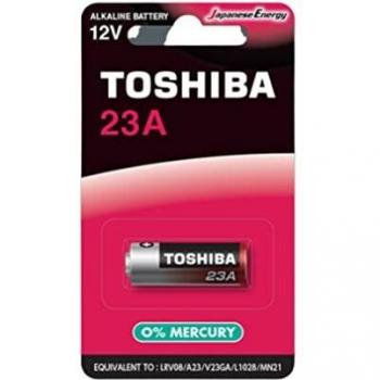 Pila Alcalina 23A Toshiba - Pack de 1 | Larga Duración 12V