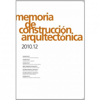 Memoria de construcción arquitectónica 2010.12