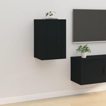 Mueble para TV de pared 40x34,5x60 cm, Mueble de Salon, Mueble TV negro