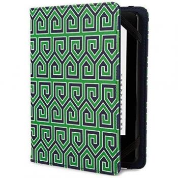 Jonathan Adler Greek Key - Funda para Kindle y Kindle Paperwhite, color verde