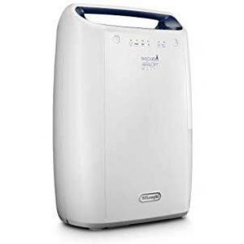 Deshumidificador De'Longhi DEX212F Tasciugo AriaDry 300W Color Blanco, Capacidad de 2.1L