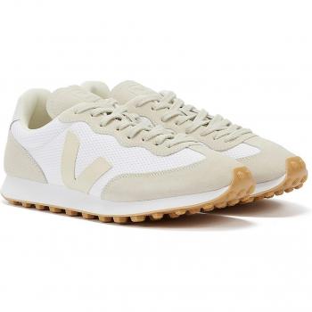 Veja Womens Rio Trainers - White - Size UK 10