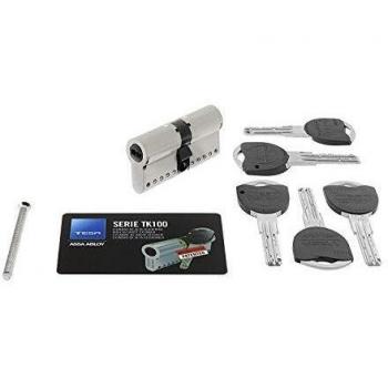 Tesa Assa Abloy TK1 Cilindro de Seguridad Tk1 30x30 Niquelado