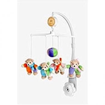 Jugueteriaonline 4895110281410 - Móvil musical ositos- colores pastel