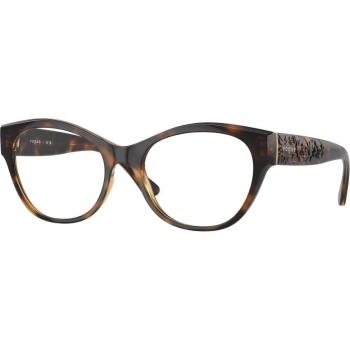 Vogue Eyewear VO5527 W656 Women’s Geometric Havana Tortoiseshell Blue Light Block Eyeglasses