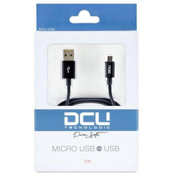 Conexión Micro USB Pure Soft Negro 1m