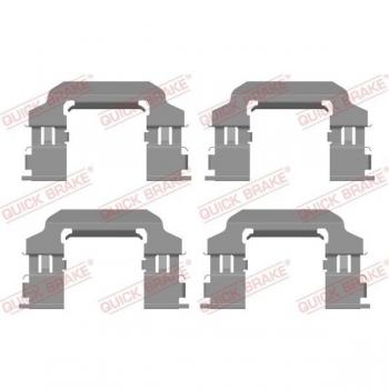 Kit de accesorios, pastillas de freno de disco QUICK BRAKE 109-0138