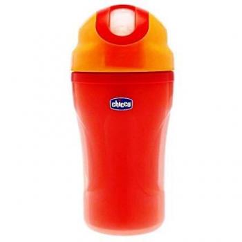 Chicco 6825700000 Soft Cup with Straw ,18 Months+ ,Red - 266ml