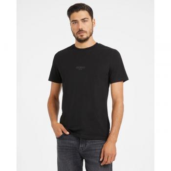Camiseta Guess Aidy Tee para hombre en color negro