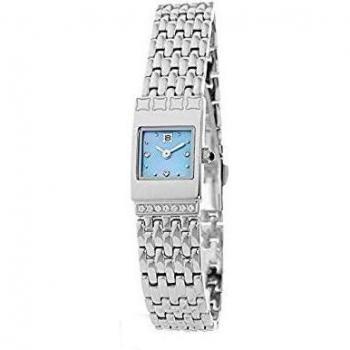 Laura Biagiotti LB0008S-07Z Women's Quartz Watch with Stainless Steel Band and Blue Dial
