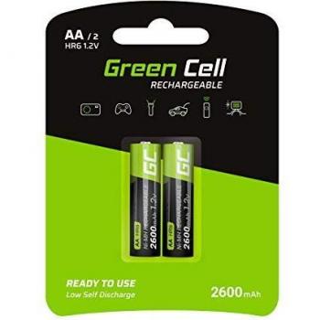 Green Cell Pilas Recargables AA 2600 MAH