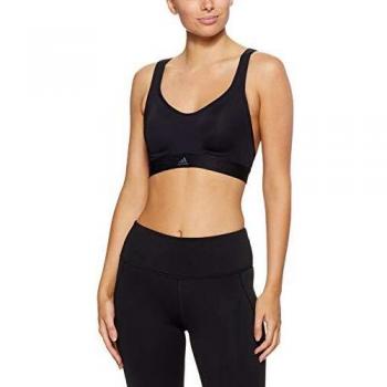 Adidas Stronger Racer Sport BH con Gran Apoyo, Mujer, DM7200, Negro, Large