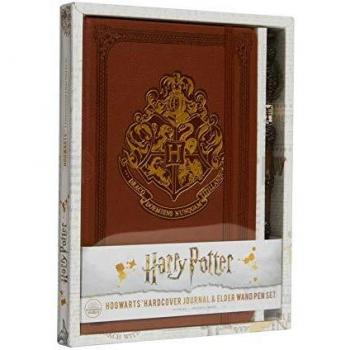 Harry Potter: Hogwarts Hardcover Ruled Journal: With Pen