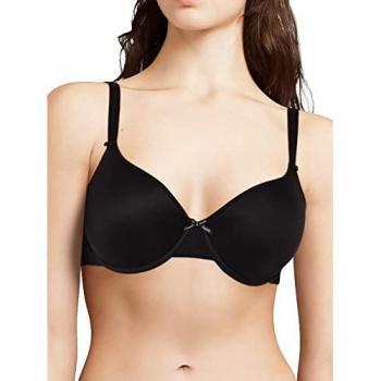 Chantelle Women's Basic Invisible T-Shirt Bra - Black Memory Foam - Size 34C
