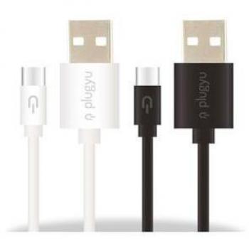 Cable USB Type C-1.5A Plugyu Negro