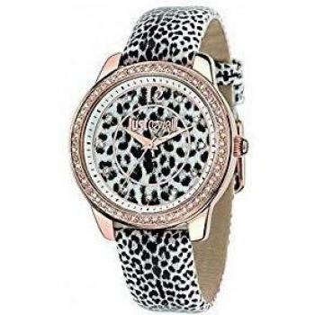Just Cavalli R7251586505 - Reloj analógico de Cuarzo para Mujer, Correa de Cuero Multicolor