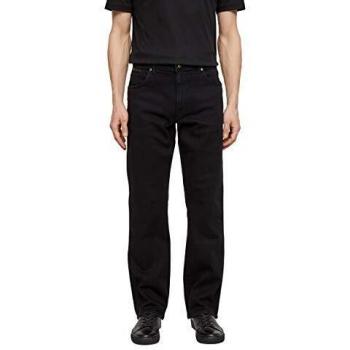 Wrangler Texas Stretch Black Overdye Jeans for Men 36W x 36L