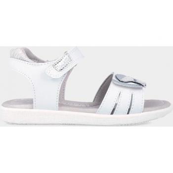 Garvalín - Sandalias abiertas de niña de piel en blanco, modelo 242422-B