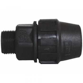Conector Mixto Macho de Polietileno Ø 25 mm - 3/4