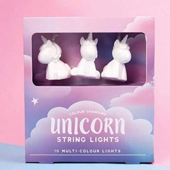 Fizz Creations 1368 Luces de Cuerda con Unicornio Mágico que Cambian de Colores