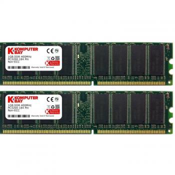 Komputerbay 2 GB DDR PC 3200 - Kit memoria DIMM para PC, 2GB