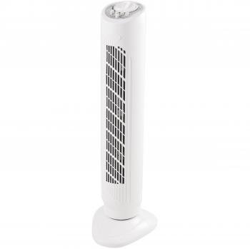 Fine Elements Oscillating Tower Cooling Fan, 30 Inch, White