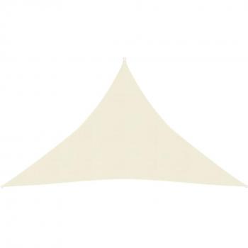 Sail Parasol 160g/m² Crema 2,5x2,5x3,5 m en HDPE