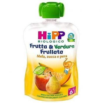 HIPP BIO Frutas y Vegetales Manzana Pera Calabaza 90g