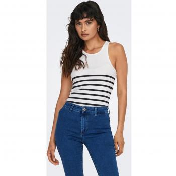 Camiseta Only Kenya Rib Stripe Tank Top Cs Jrs