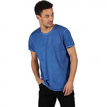 Regatta Calmon Camisa De Mangas Cortas, BLU Náutica, M para Hombre