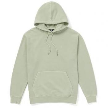 Sudadera de Hombre Volcom Single Stone Lisa con Capucha - Té Verde