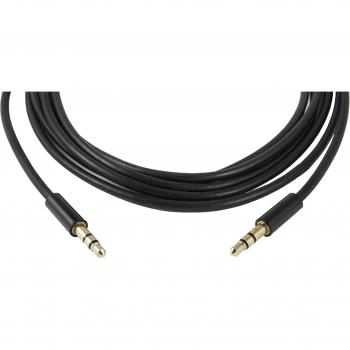 SilverHT 93030 - Cable M/M de 2 m y jack de 3.5 mm, color negro