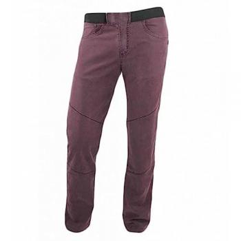 Jeans Track TURIA Pantalones Deporte Hombre Cómodos Granate XS