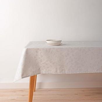 Mantel Antimanchas Jacquard Tacto Extrasuave Color Gris Alma 100x80 cm - Tejido 70% algodón y 30% poliéster Modelo Belum 32010D2