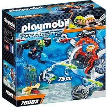 PLAYMOBIL Top Agents Spy Team Sub Bot, A partir de 6 años