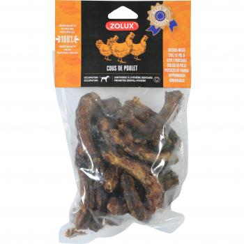 Zolux Cuello de Pollo 500GR - Mordedor para perros, sabor pollo, 500 gramos