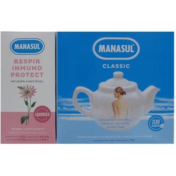 Manasul Classic Infusión de Té con 50 Bolsitas Filtro