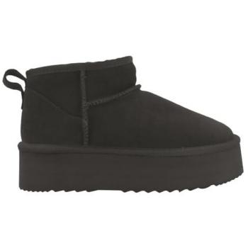 Gioseppo - Botas de mujer estilo australianas de piel con forro interior de pelo, modelo 73976-Alleganyn en color negro