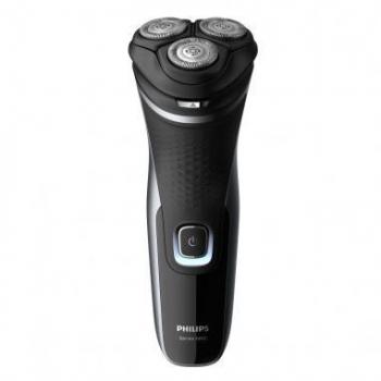 Afeitadora Philips Serie 1000 S1332/41 con Cuchillas PowerCut, Cabezales Flexibles de 4 Direcciones, Recortador y Uso en Seco