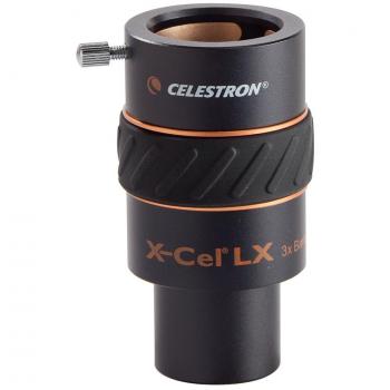 Celestron X-Cel LX 1.25-Inch 3x Barlow Lens (Black)