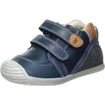 ZAPATO BIOMECANICS VELCROS PARA BEBÉ DE NIÑO, BOTÍN BIOMECANICS A-AZUL MARINO KAISER