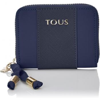TOUS Brunock Chain, Monedero para Mujer, Azul