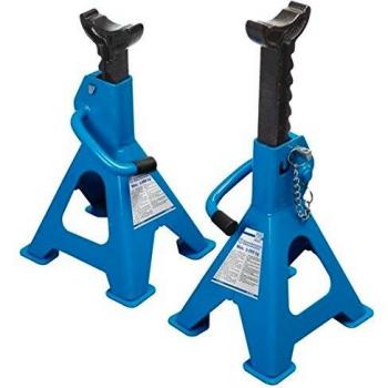 Cavalete de apoyo SW-Stahl 20465L, capacidad de 3 toneladas, par de borriquetas