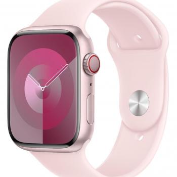 Correa deportiva Apple Watch 45mm Rosa Claro Talla S/M