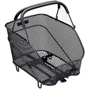 Racktime Unisex – Adult's Baskit Trunk Bicycle Basket, Black, 1 Size
