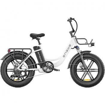 Bicicleta Eléctrica ENGWE L20 Fat Tire para Mujeres - Batería 48V 13A - 7 Velocidades - Amortiguador Doble - Ideal para Desplazamientos y Excursiones