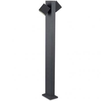 Baliza LEDS·C4 Cubus Bollard Urban gris 22W Blanco Cálido