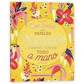 Carpeta archivadora- con todos mis papeles ordenados siempre tendre to