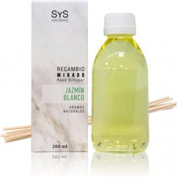 RECAMBIO MIKADO JAZMIN BLANCO 200ml + PALOS