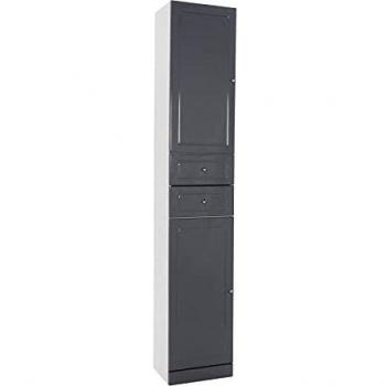 Mueble de baño Ondee Toledo - Columna 35cm - Acabado PVC Gris Brillante - Entregado en Kit